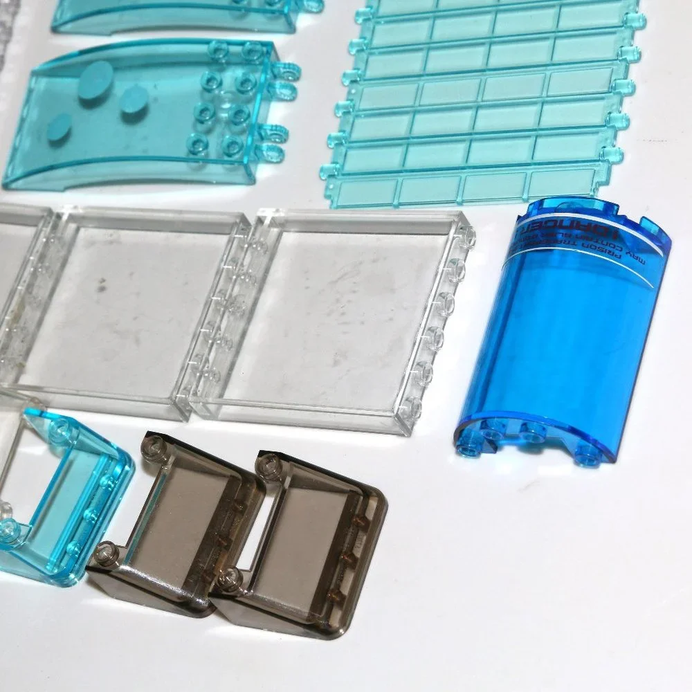 LEGO clear windscreen 3823, 24607, 4176, panel 59349, 46413, 46361, dome canopy